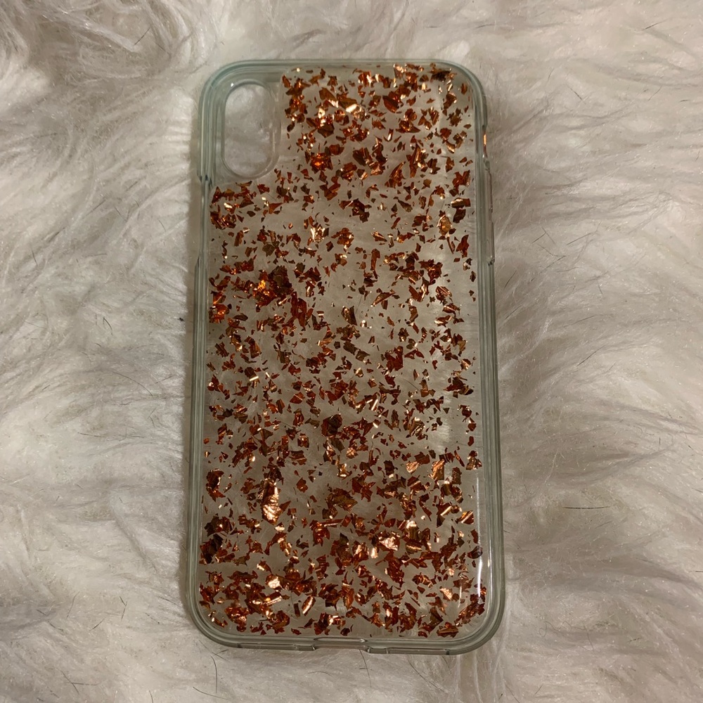Gold flake iPhone X/XS Case
